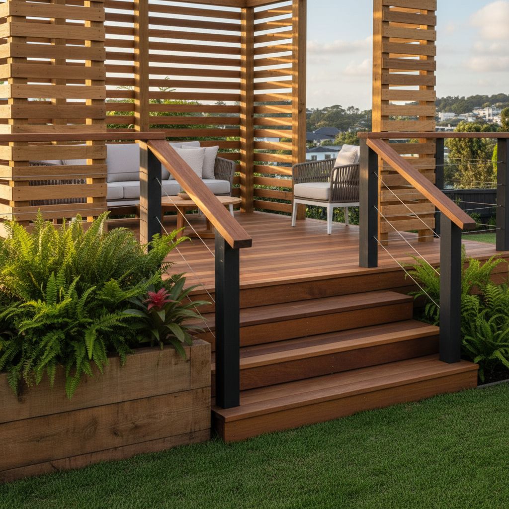High quality timber decking in Auckland
