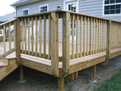 Pine deck build with Step and Handrails, Epsom, Auckland