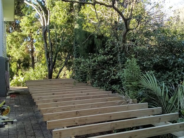 Cabin platform build, Cockle Bay